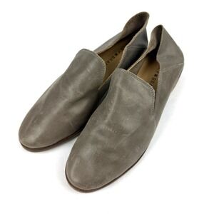 Lucky Brand Cahill Shoes 7 Soft Leather Loafer Brown Taupe Slip On Super Comfy